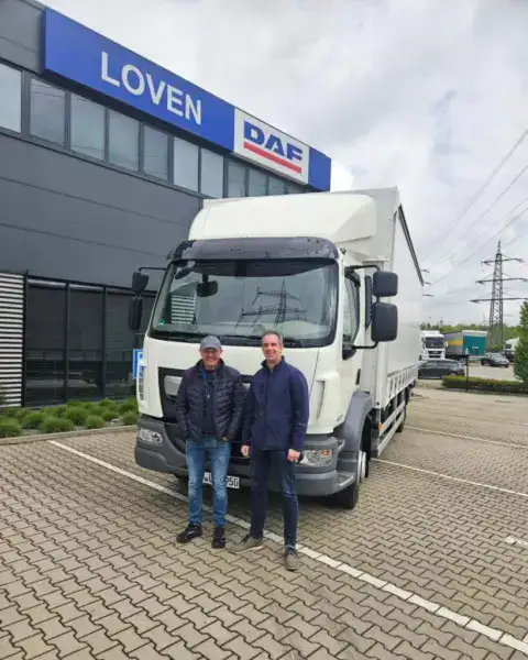 Ausgelieferter LKW DAF LF 290 FA an Udo Johnen Transporte